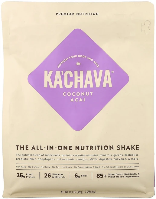새해 첫좋은선물 KaChava 영양이 풍부한 올인원 셰이크 코코넛 아사이 434g(15.31oz) 제대로 할인합니다, KaChava영양이풍부한올인원셰이크코코넛아사이434g1, 434g, 1개 - 쿠팡
