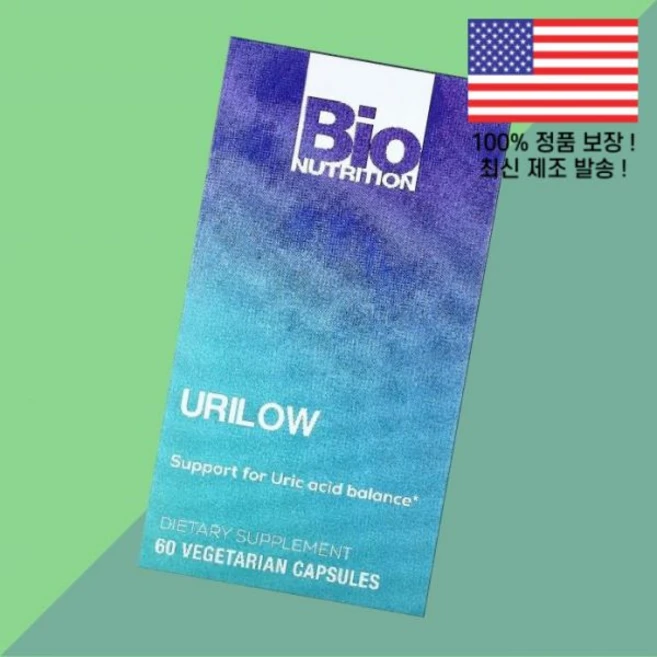 바이오 뉴트리션 우리로우 식물성 베지캡슐 60정 Bio Nutrition Urilow 60 Vegetarian Capsules, 1 - 쿠팡