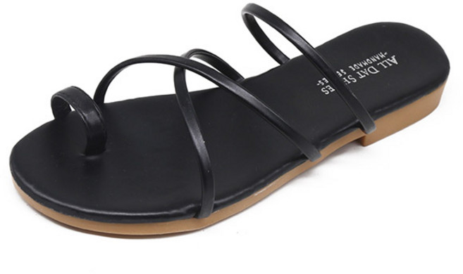 라블 여성용 발가락 쪼리샌들