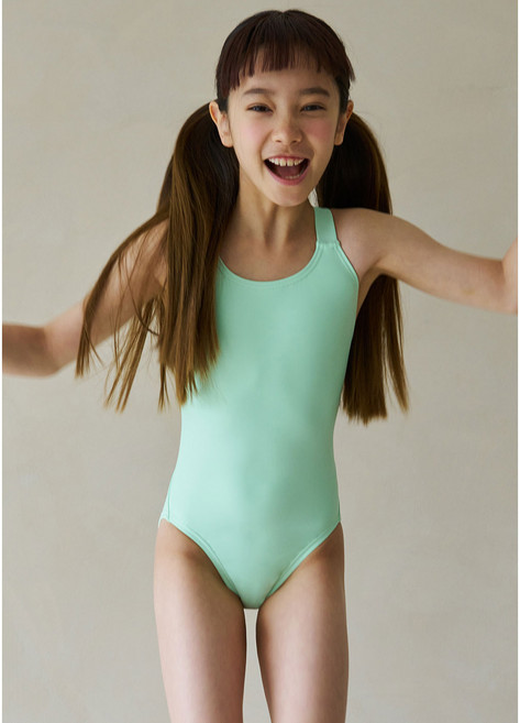 후그 여아동용 수영복 올때메로나 GXA364 V-back