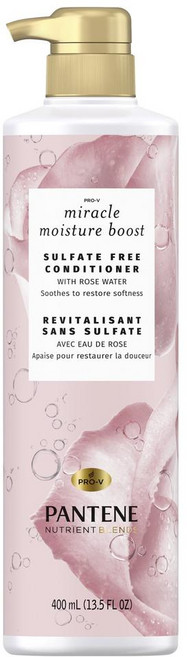 팬틴 미라클 모이스처 부스트 컨디셔너 로즈 워터 Pantene Miracle Moisture Boost Conditioner Rose Water, 1개, 400ml