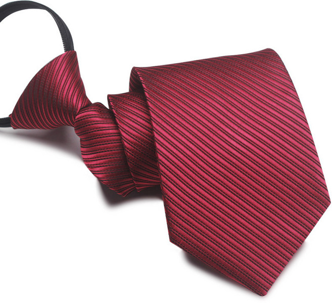 보우쌘 남성용 고급 슬림 자동 지퍼 넥타이 모음 51종 8cm