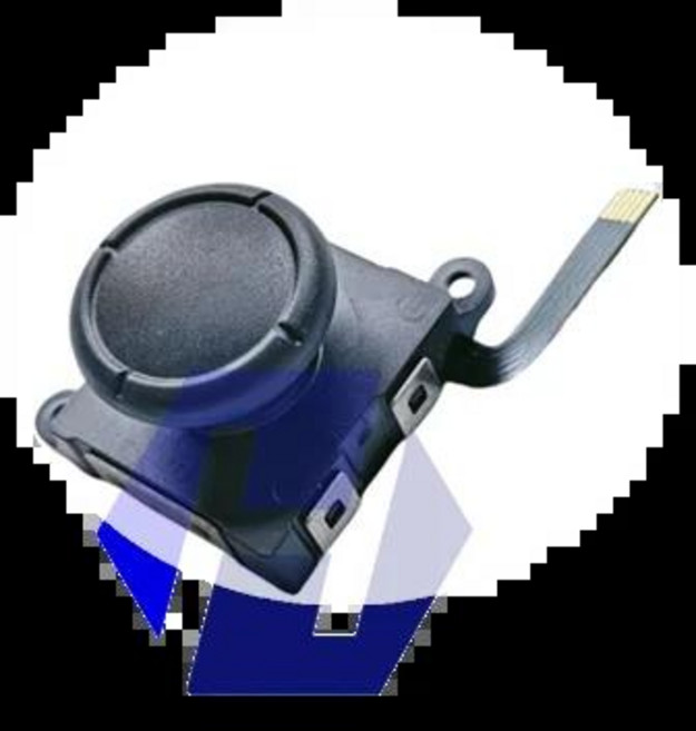 Nintendo Switch/Lite/OLED Joycon 아날로그 엄지 스틱 용 1PC 교체 홀 효과 표류 없음 고감도, 17 black 1pcs