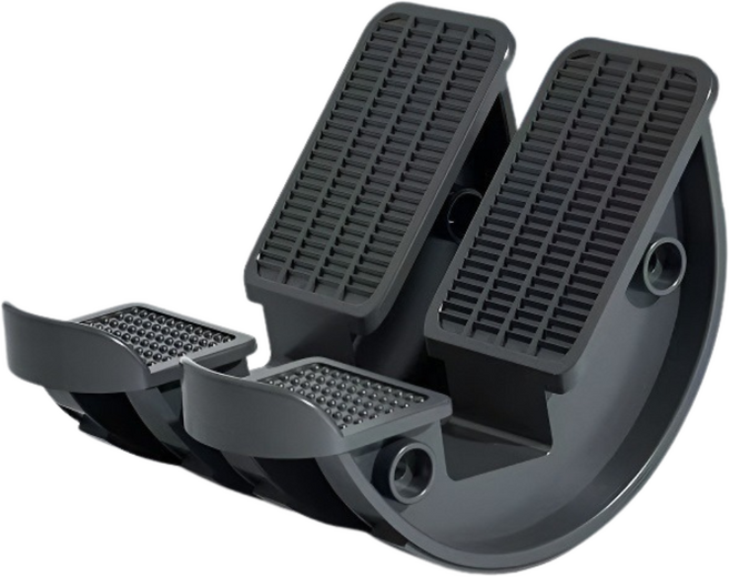 1+1 Mirsh 종아리 스트레칭 보드 다리 운동기구 햄스트링, 블랙