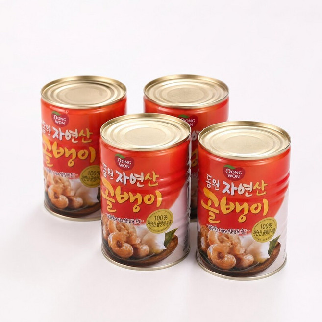 동원 자연산 골뱅이, 400g, 4개