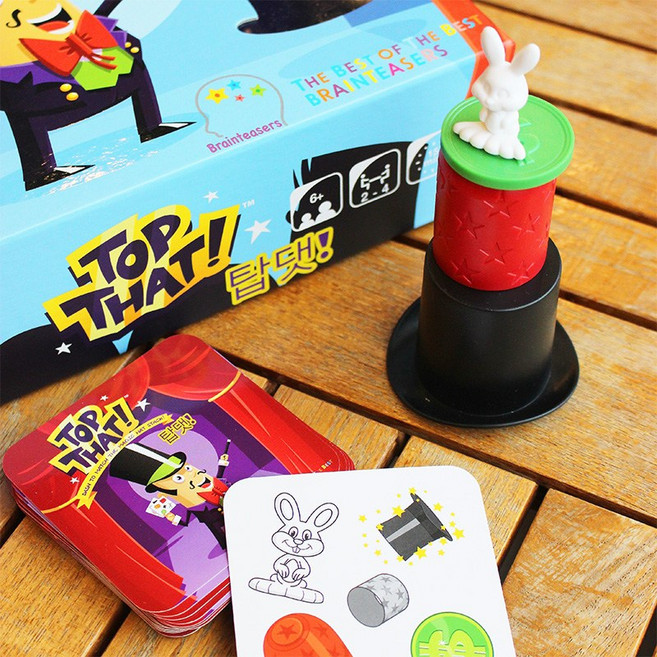 탑댓 보드게임 6세이상 2-4인 변별력, 단품, 1개