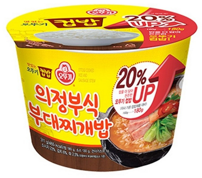 오뚜기 컵밥 부대찌개밥, 311g, 30개