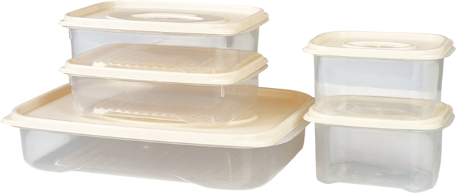 DAMDA 담다프레시 전자레인지 보관용기 냉동밥, 1세트, 5p혼합