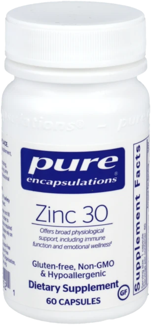 퓨어인캡슐레이션 Zinc 아연 30mg 60정, 1개 - 쿠팡