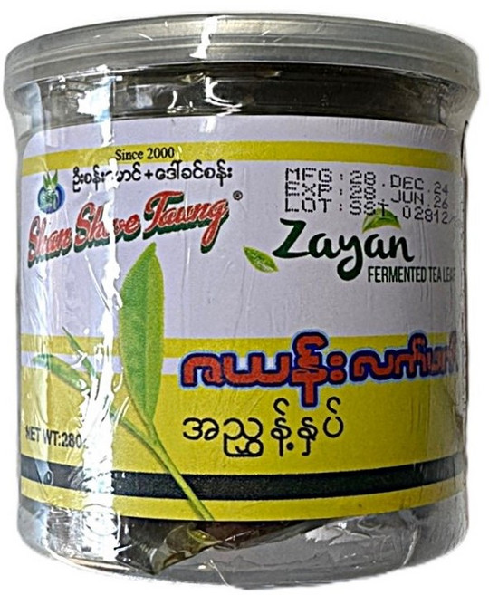 SST 마얀마 자얀 발효찻잎 Zayan fermented tea leaf, 1개, 1개입, 280g