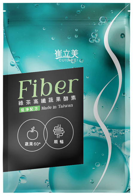 崔立美 綠茶高纖蔬果酵素, 3套, 30顆