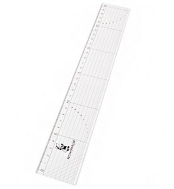 핸디로 패치워크 시접자 퀼트시접자 퀼팅자 투명시접자 50cm, 1개