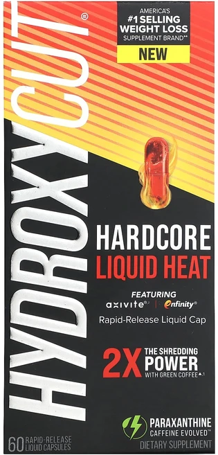 Hydroxycut 하드코어 액상 열 속방형 액상 캡슐 60정, Hydroxycut하드코어액상열속방형액상캡슐60정, 1개 - 쿠팡
