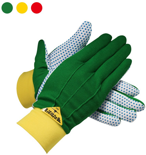 버스기사 운전 장갑 땡땡이 기사장갑 10켤레, 노랑, 10개