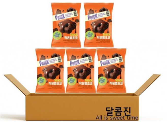 [달콤진] 피빅 작은별초코 5개입, 450g, 1세트