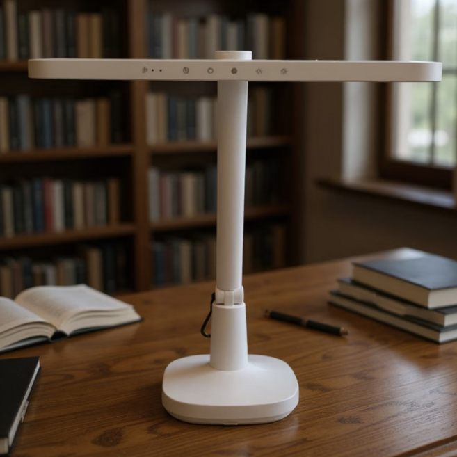 PHILIPS LED 모션감지 스탠드 3단계 밝기조절 사무실 학생용 LED스탠드, 화이트 모션센서