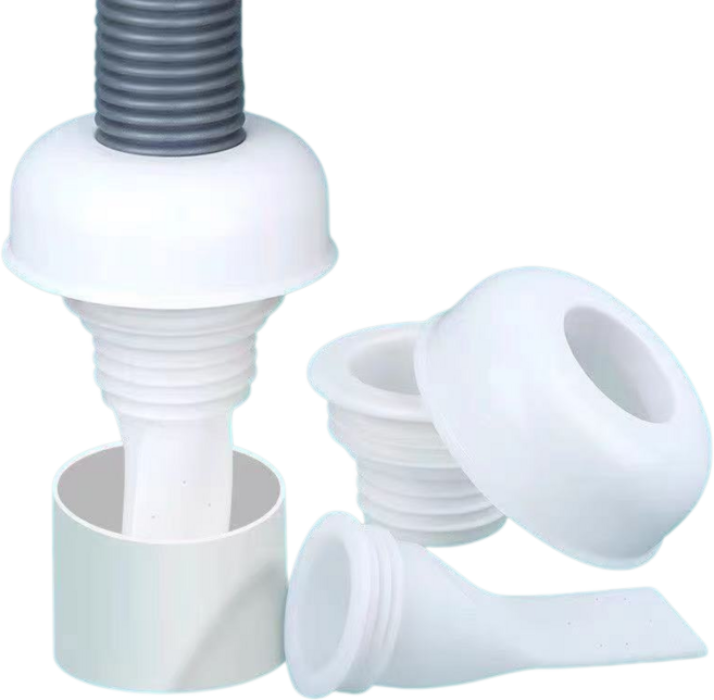 하수구 냄새차단 커버 실리콘 밀폐링 배수관 역류 방지용 배수구 마개 3종 세트, 1세트