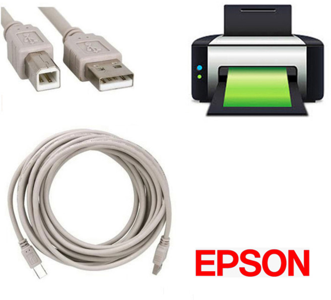 USB 프린터케이블 Epson 엡손 L3260 EcoTank 복합기연결선, 3m, 1개