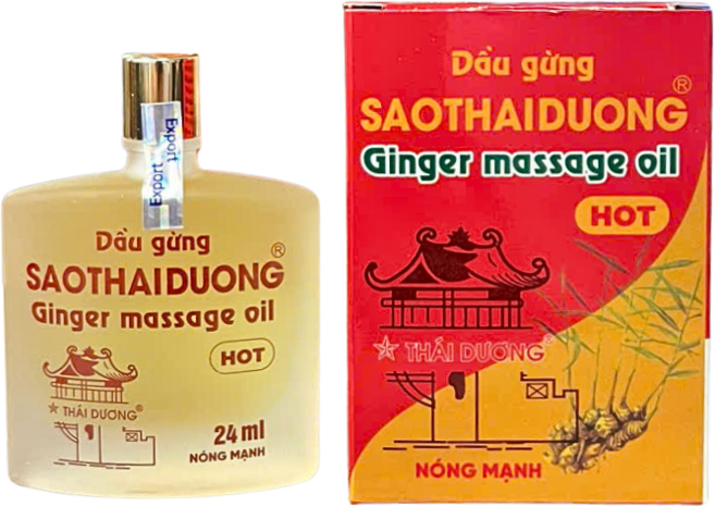 Dau Gung Sao Thai Duong - SaoThaiDuong 생강 오일 (1병 x 24ml), 300g, 1개