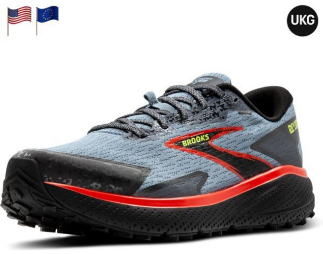 브룩스 남성 디바이드 5 트레일 런닝화 시타델 에보니 라임 1