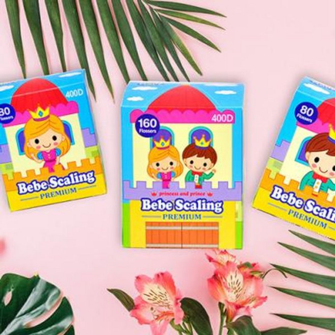 세균을 걱정한 프리미엄 공주왕자 어린이치실(통합), 색상, 1개, 왕자공주 160pcs