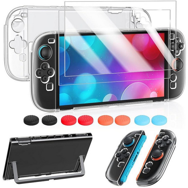 FYOUNG Protective Case for Nintendo Switch 2 2025 Slim Hard Shell Accessories Scratch&Shock Prot, 투명