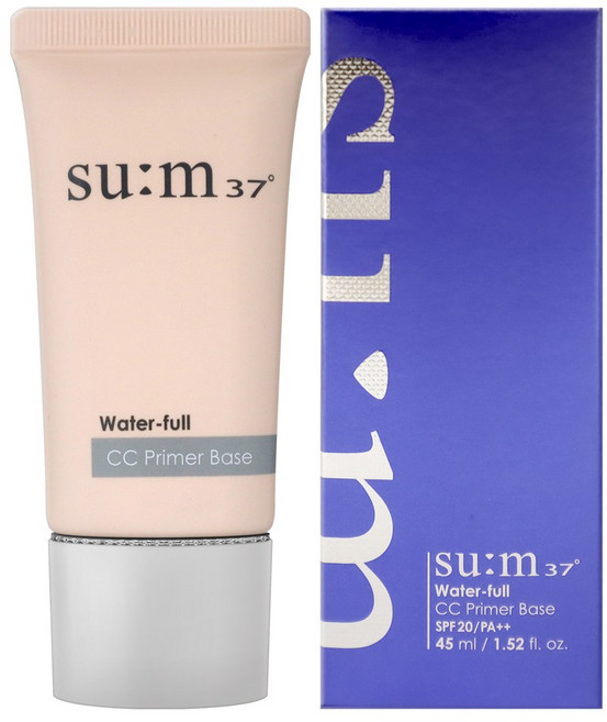 숨37도 워터풀 CC 프라이머 베이스 45ml, 1개, 혼합색상