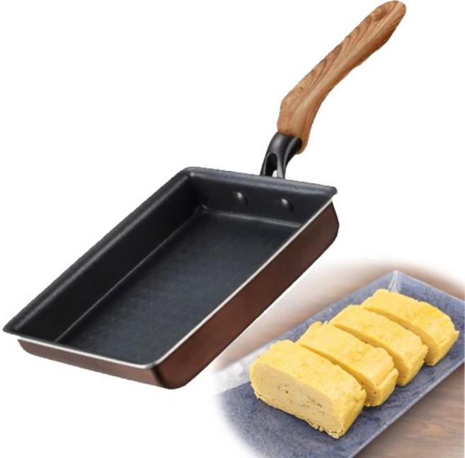 타케하라 IH 인덕션 계란말이팬 사각팬 후라이팬, 1개