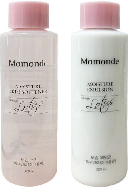 마몽드 모이스처 스킨 소프너 320ml + 모이스처 에멀젼 320ml 세트, 1세트