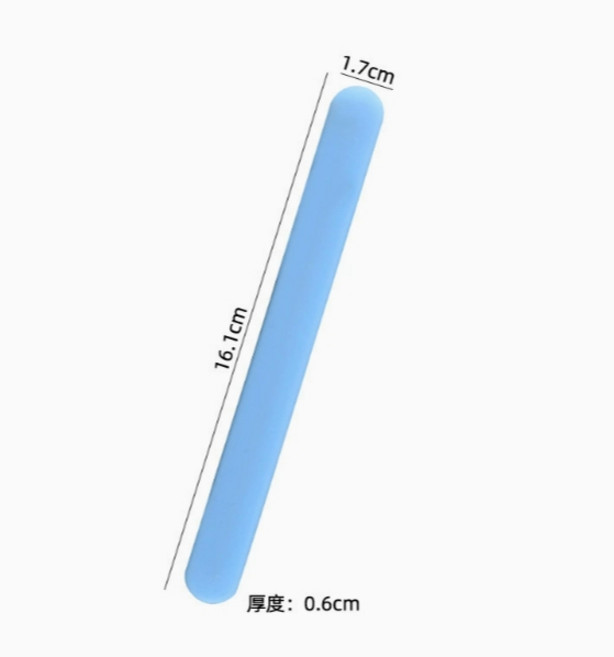 伊代企業社 水晶滴膠DIY攪拌棒 藍色矽膠棒, 1個, 藍色攪拌棒(內崁鐵絲）
