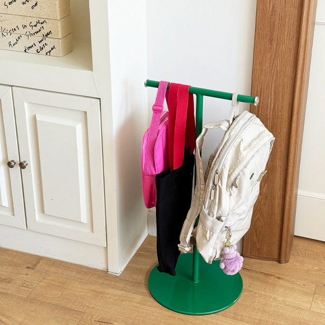 아르킨 툴리 가방걸이 스탠드 책가방걸이 가방행거, 포레스트그린