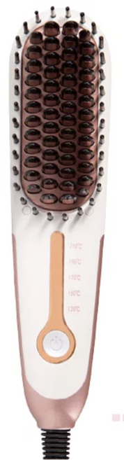 Anqueen安晴 溫控魔法 QA-N17B LED顯示 防燙齒梳 負離子直髮梳 陶瓷導熱, 1個