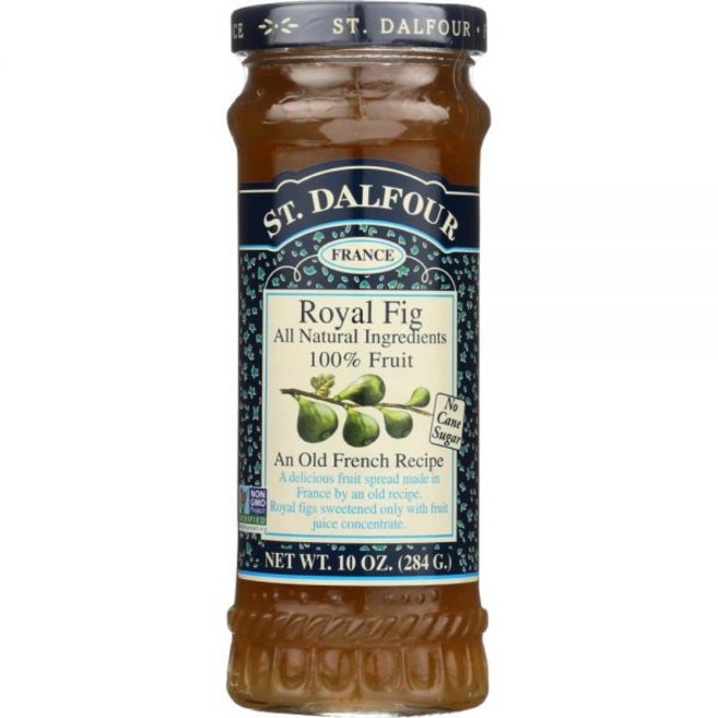 일잼 토스트 샌드위치 잼 세인트 달푸 레드 라즈베리 100% 일 보존 10온스(6팩), 284g