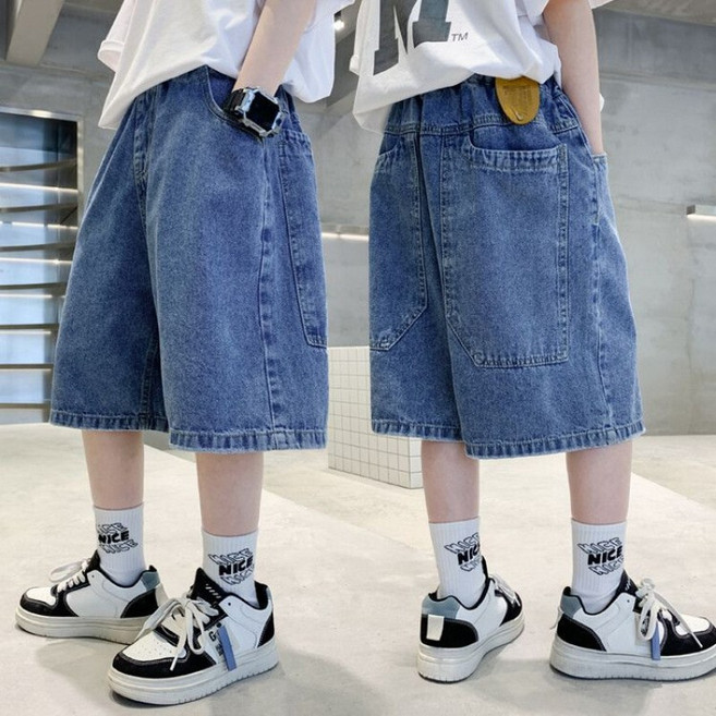 해피유통어린이 여름 청반바지 개성 디자인 캐주얼 팬츠14세 이상 XG03