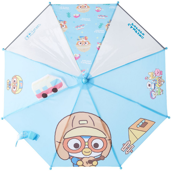 뽀로로 캠핑 입체 40 수동 안전우산 유아 어린이 우산 아기 아이 우산 3~4세용 뽀로로우산