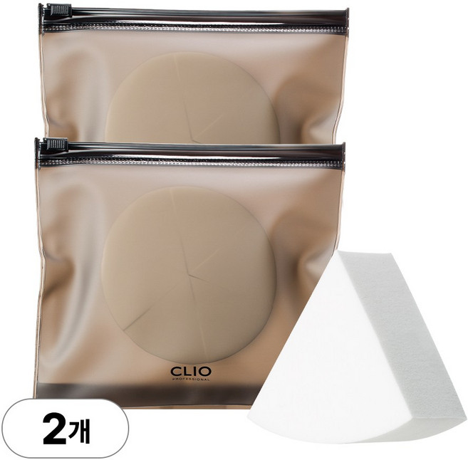 클리오 하이드로 메이크업 스펀지 오리지널 (대), 2개
