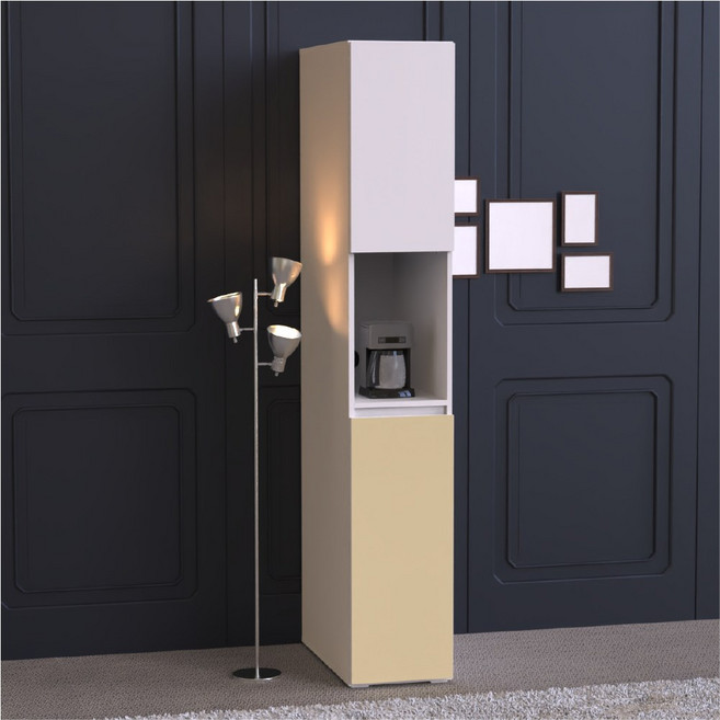 탑퍼니처 리비우 300 틈새 주방 수납장/렌지대 광폭/일반 비스포크 디자인, 리비우 300 틈새 전자렌지대, 56 옐로