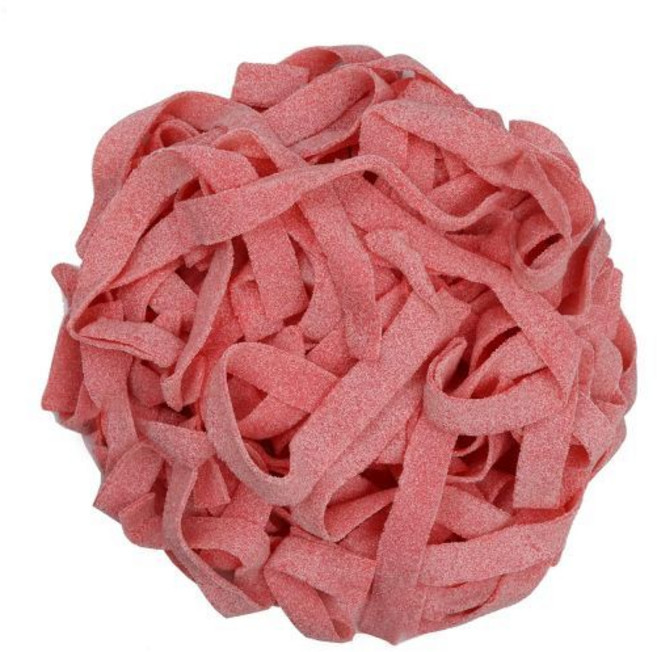 Smarty Stop 롤업 젤리 망고 사워 구미 캔디 벨트 스마트 스톱 1파운드 재밀봉 가능 가방, 핑크 레모네이드, 1파운드 (1팩)