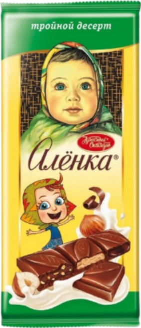 Chocolate (ALIONKA WITH DESSERT) 알룬카 디저트 초콜릿 85g, 1개