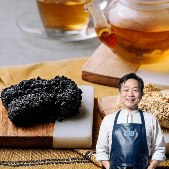 [백스몰방앗간] 흑임자폭탄 인절미 국내산 찹쌀 간식 식사대용, 800g, 1박스