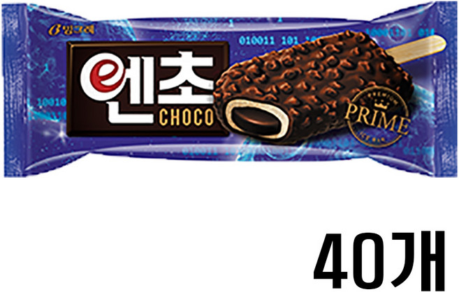 빙그레 엔초초코 40입, 85ml, 40개