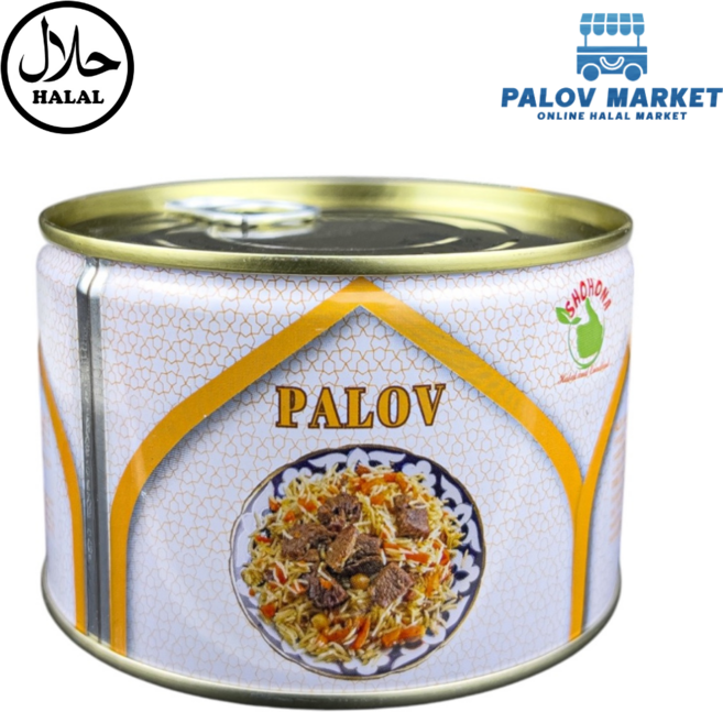 HALAL PLOV(PILAF) STEW 400g SHOHONA 할랄 플로프 통조림 400g, 6개