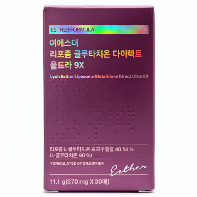 에스더포뮬러 여에스더 리포좀 글루타치온 다이렉트 울트라 9X, 1개, 30회분