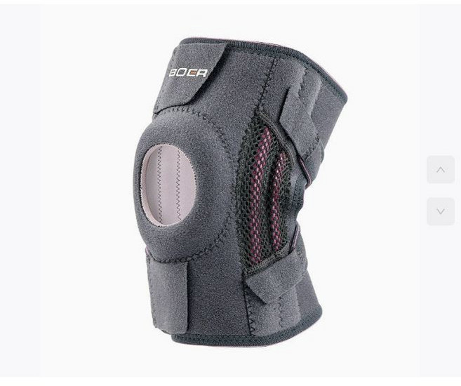 Vakedy 무릎보호대 고탄력 관절 압박밴드 무릎 스트랩 슬개골 아대 지지대 관절 통증 완화 남녀 공용, 딥그레이, 1개