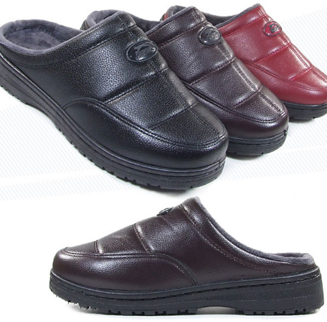 [슈엔몰] WT161 / 슬레진저 남성&여성 겨울 방한 털슬리퍼 사무실 블로퍼 신발