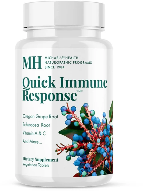 마이클스 헬스 자연요법 프로그램 퀵 반응 - 60 베지테리 Michael's Health Naturopathic Programs Quick Immune Response - 60, 60개(1팩), 60정, 1개 - 쿠팡