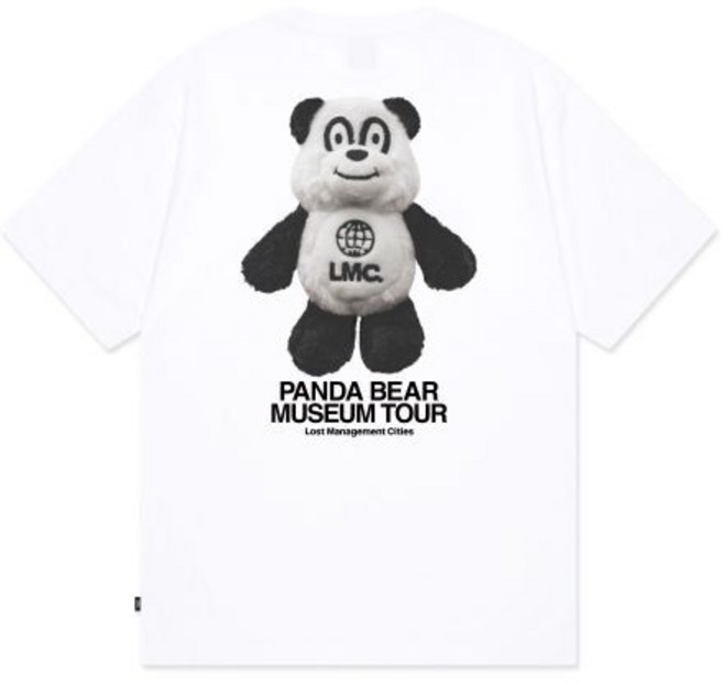 lmc PANDA BEAR MUSEUM TOUR TEE white