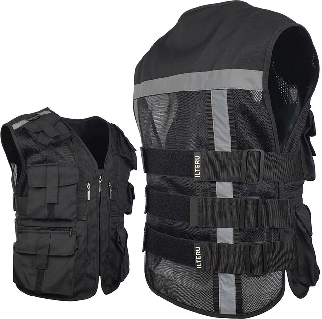 퀵 배달 라이더 현장 조끼 ITV-52 안전 반사지 망사 작업복