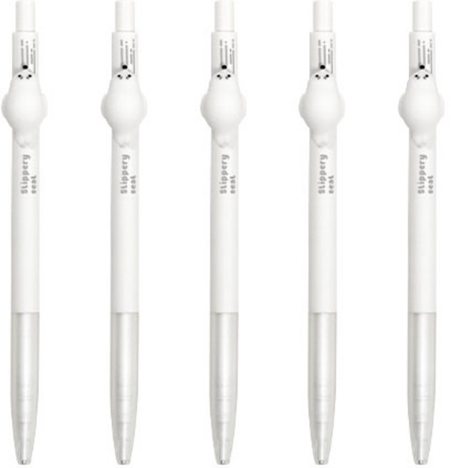 iiGEN 아기물개 샤프 화이트, 0.5mm, 5개
