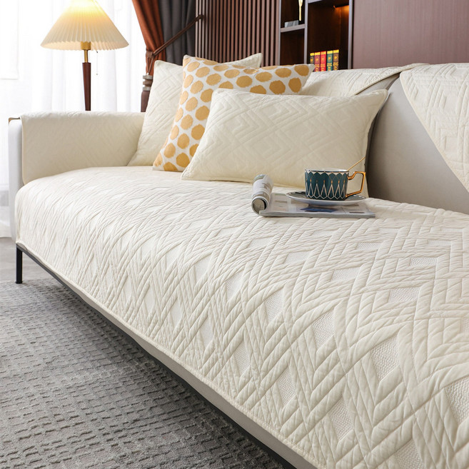 사계절에 적합한 순면 누빔 소파 쿠션